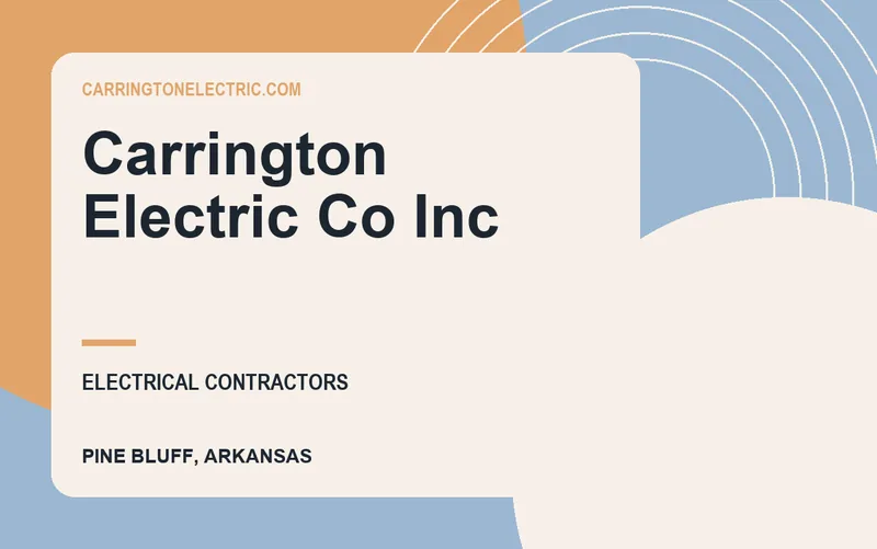 Carrington Electric Co Inc in Pine Bluff, Arkansas