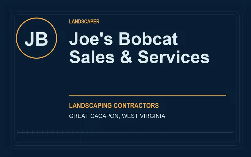 Joe's Bobcat Sales & Services in Great Cacapon, West Virginia