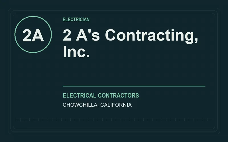 2 A's Contracting, Inc. in Chowchilla, California