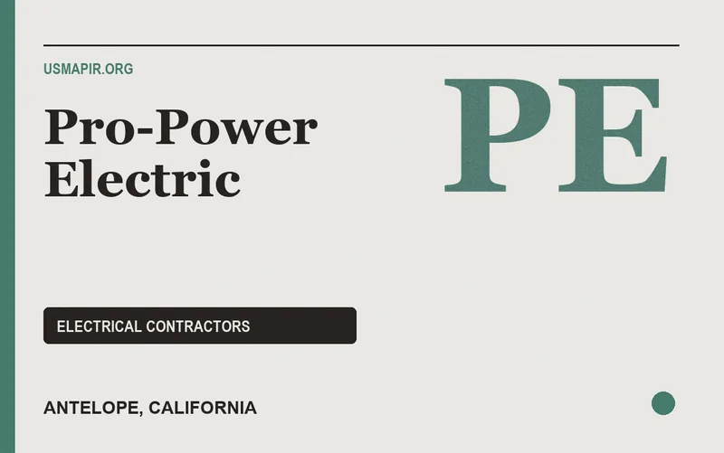 Pro-Power Electric in Antelope, California