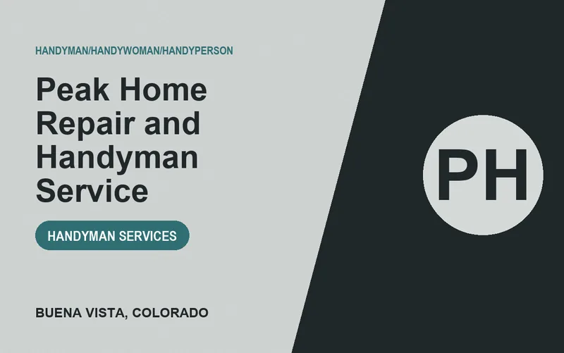 Peak Home Repair and Handyman Service in Buena Vista, Colorado