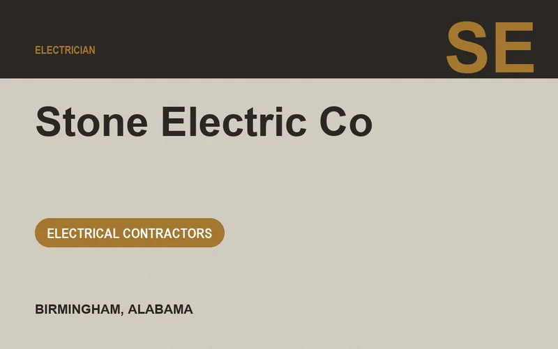 Stone Electric Co in Birmingham, Alabama