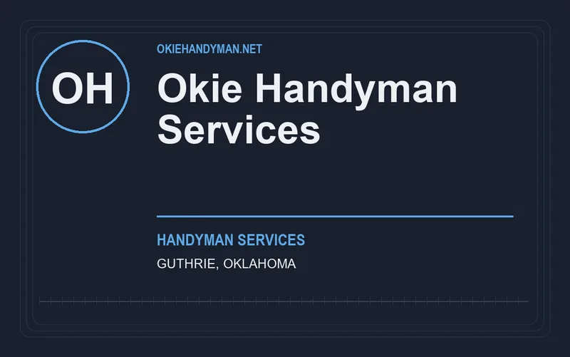 Okie Handyman Services in Guthrie, Oklahoma