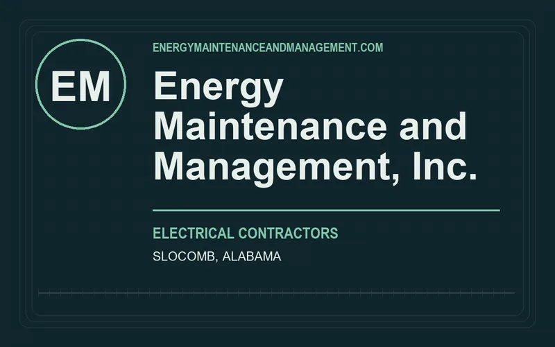 Energy Maintenance and Management, Inc. in Slocomb, Alabama