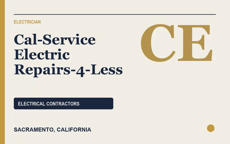 Cal-Service Electric Repairs-4-Less in Sacramento, California