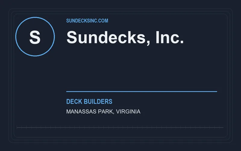 Sundecks, Inc. in Manassas Park, Virginia