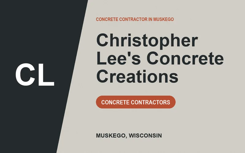 Christopher Lee's Concrete Creations in Muskego, Wisconsin