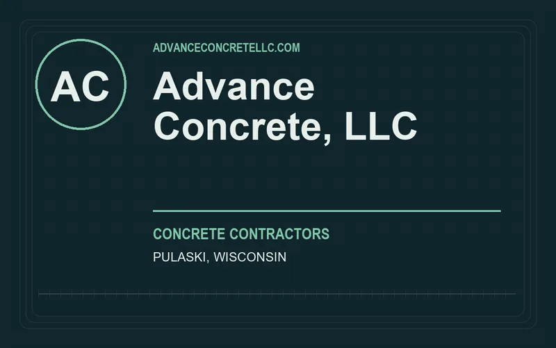 Advance Concrete, LLC in Pulaski, Wisconsin