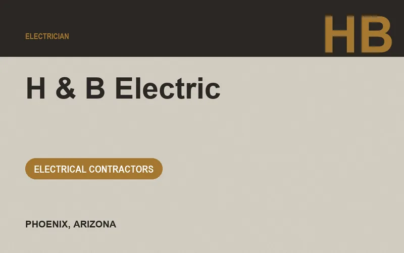 H & B Electric in Phoenix, Arizona