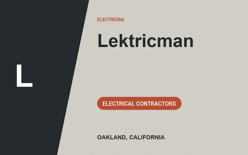 Lektricman in Oakland, California