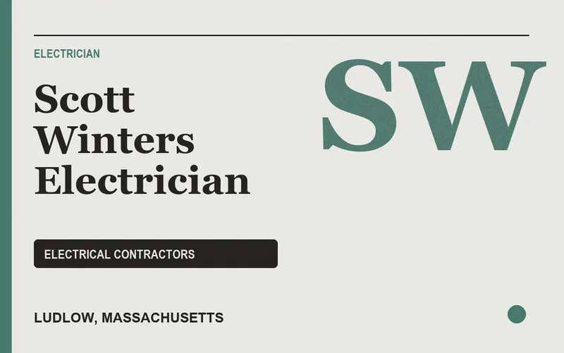 Scott Winters Electrician in Ludlow, Massachusetts