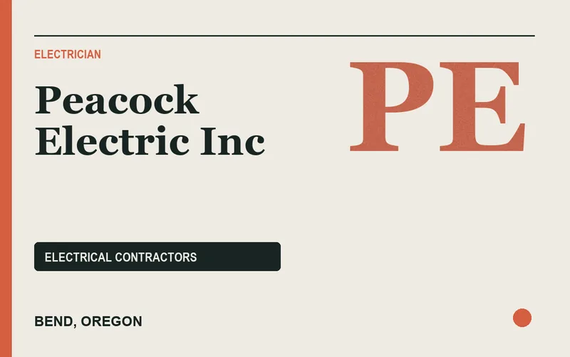 Peacock Electric Inc in Bend, Oregon