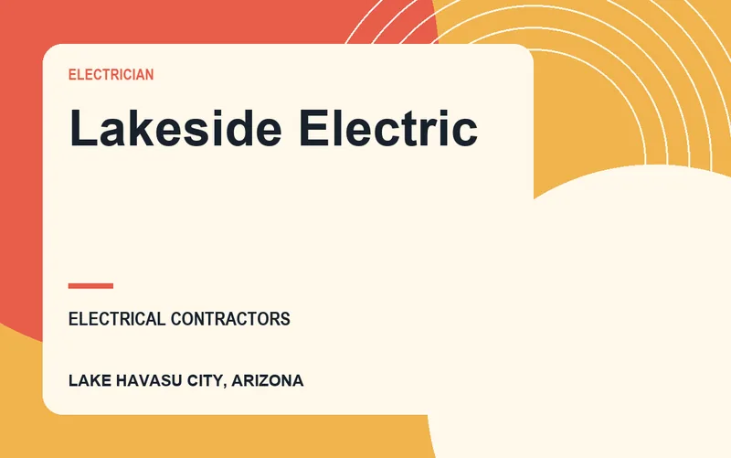 Lakeside Electric in Lake Havasu City, Arizona