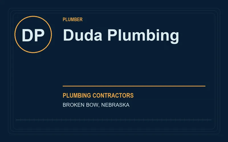 Duda Plumbing in Broken Bow, Nebraska