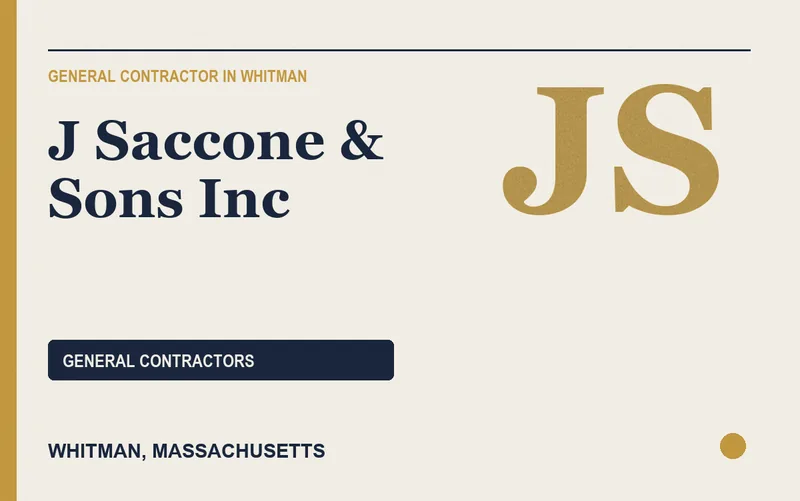 J Saccone & Sons Inc in Whitman, Massachusetts