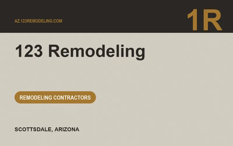 123 Remodeling in Scottsdale, Arizona