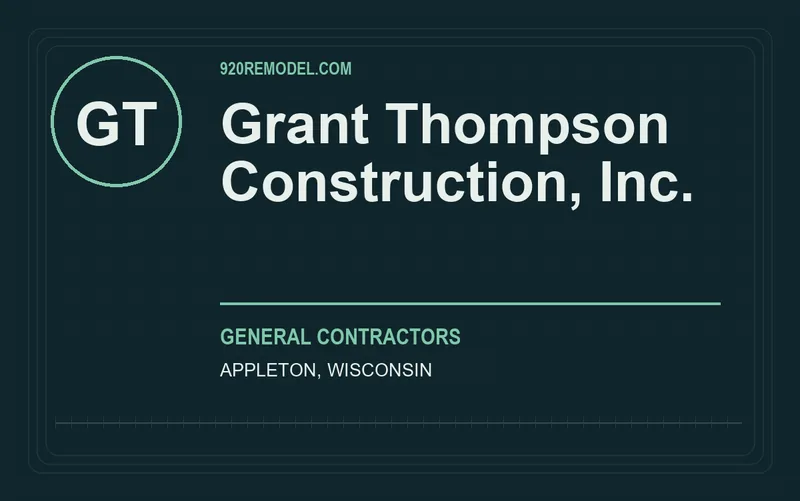 Grant Thompson Construction, Inc. in Appleton, Wisconsin