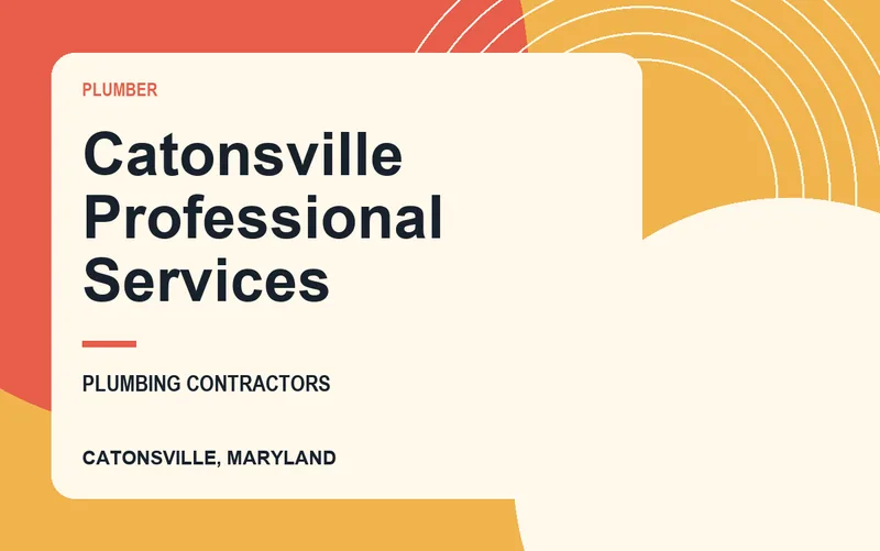 Catonsville Professional Services in Catonsville, Maryland