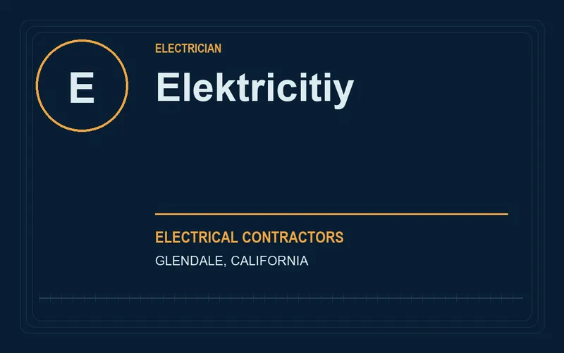 Elektricitiy in Glendale, California
