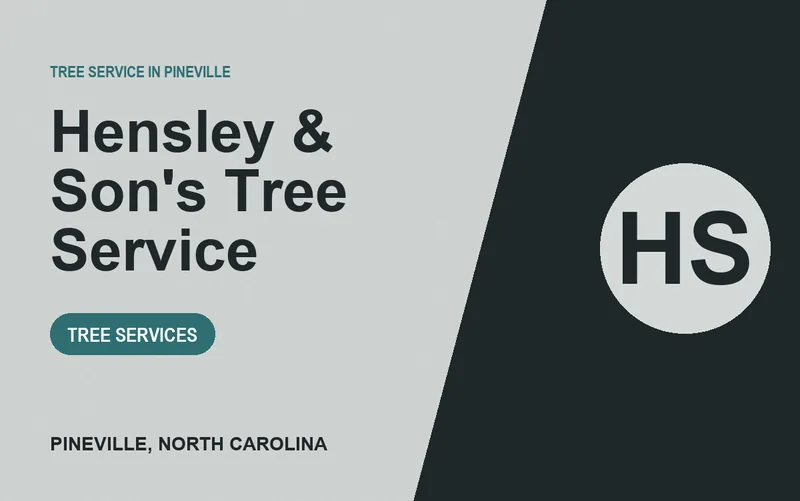 Hensley & Son's Tree Service in Pineville, North Carolina