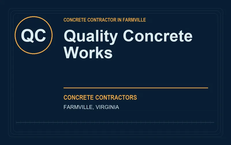 Quality Concrete Works in Farmville, Virginia