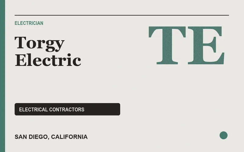 Torgy Electric in San Diego, California
