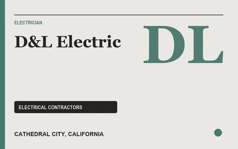 D&L Electric in Cathedral City, California