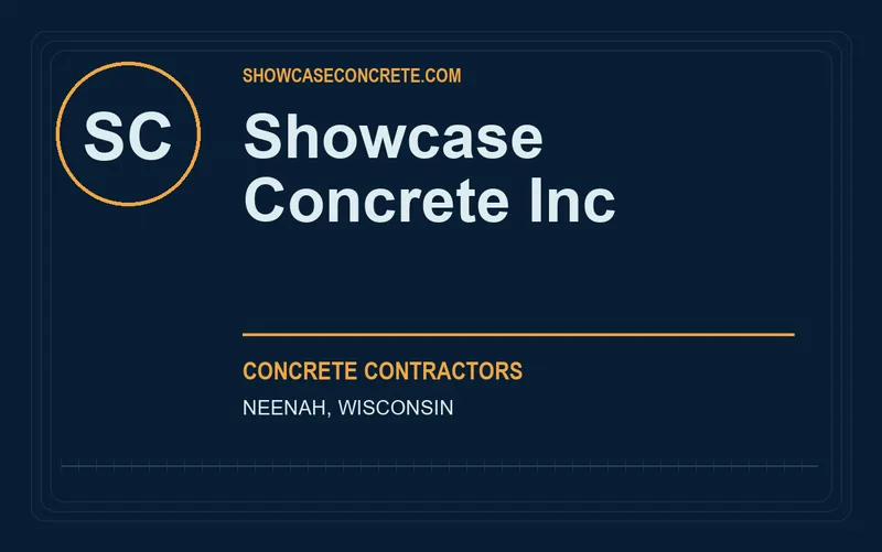 Showcase Concrete Inc in Neenah, Wisconsin