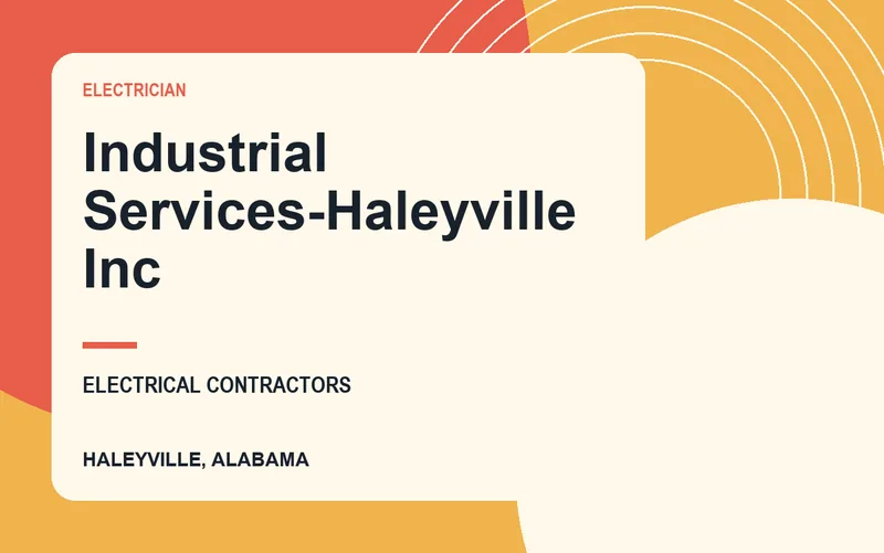 Industrial Services-Haleyville Inc in Haleyville, Alabama