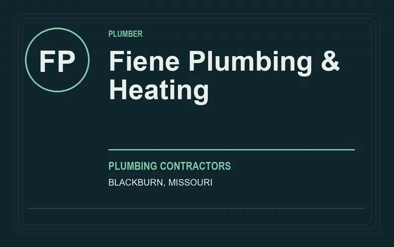 Fiene Plumbing & Heating in Blackburn, Missouri