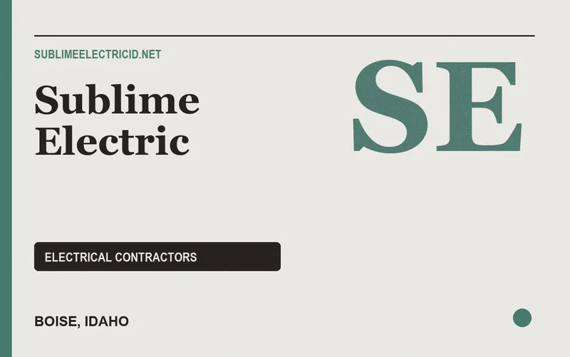 Sublime Electric in Boise, Idaho