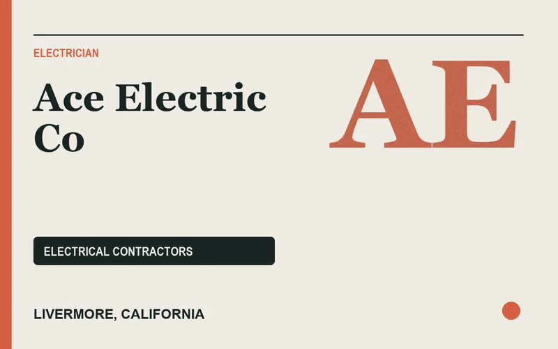 Ace Electric Co in Livermore, California