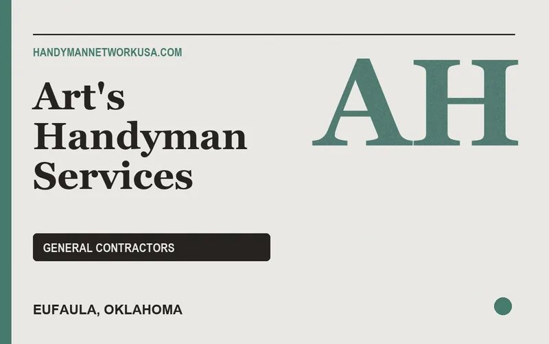 Art's Handyman Services in Eufaula, Oklahoma