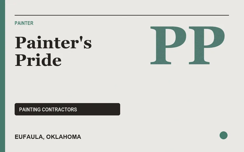 Painter's Pride in Eufaula, Oklahoma