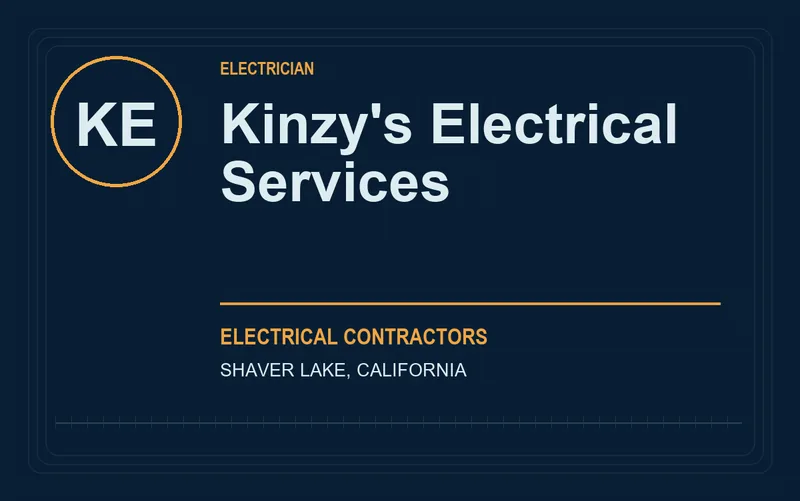Kinzy's Electrical Services in Shaver Lake, California