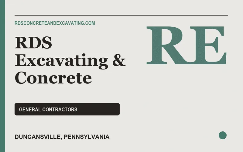 RDS Excavating & Concrete in Duncansville, Pennsylvania