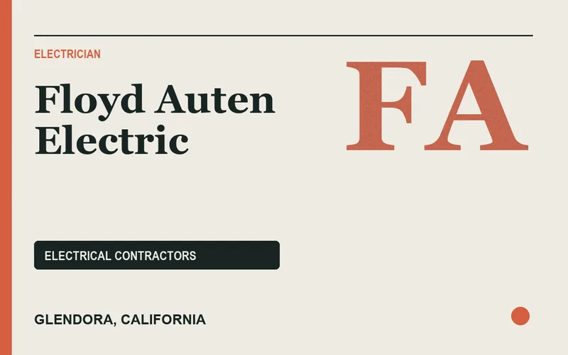 Floyd Auten Electric in Glendora, California