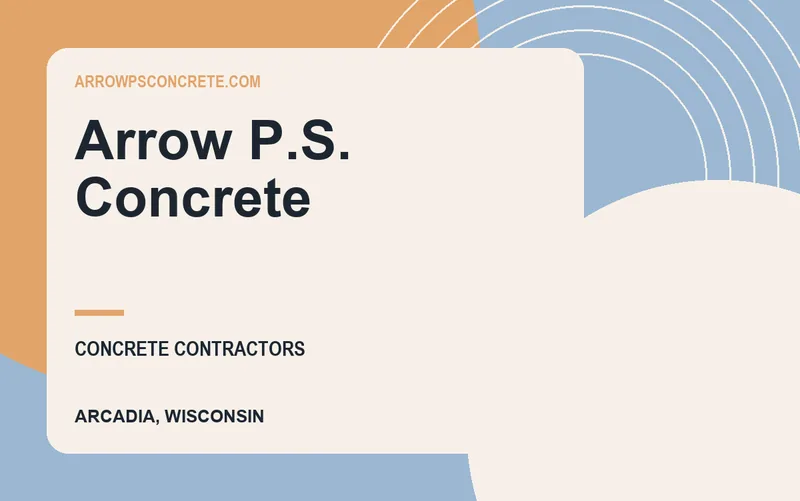 Arrow P.S. Concrete in Arcadia, Wisconsin