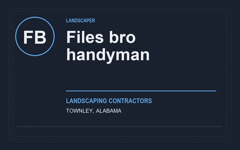 Files bro handyman in Townley, Alabama