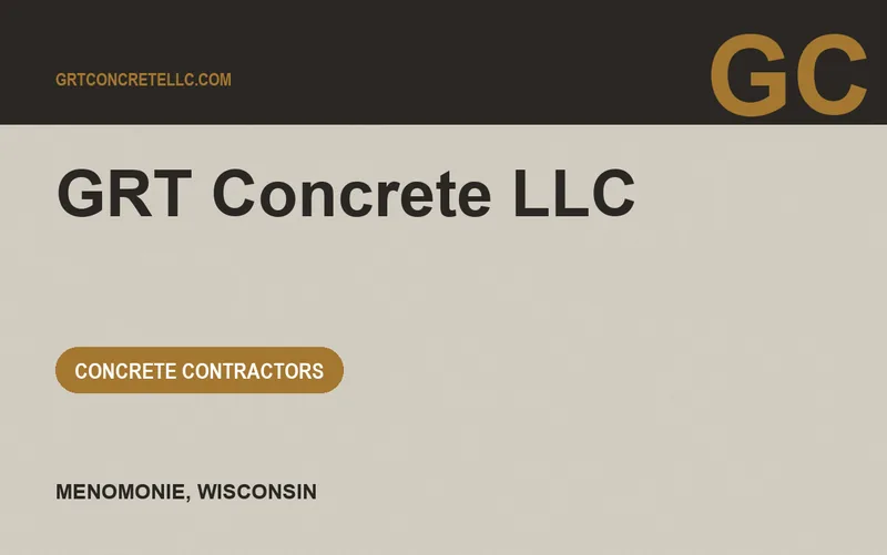 GRT Concrete LLC in Menomonie, Wisconsin