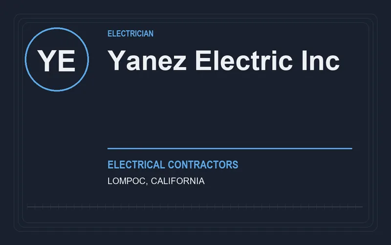 Yanez Electric Inc in Lompoc, California