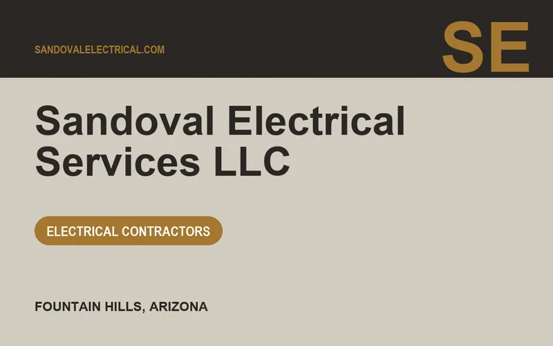 Sandoval Electrical Services LLC in Fountain Hills, Arizona
