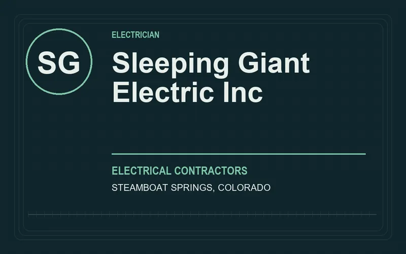 Sleeping Giant Electric Inc in Steamboat Springs, Colorado