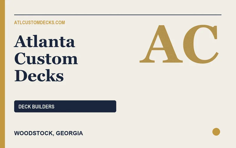 Atlanta Custom Decks in Woodstock, Georgia