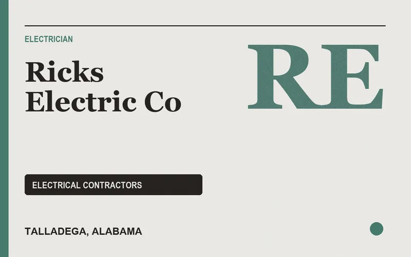 Ricks Electric Co in Talladega, Alabama
