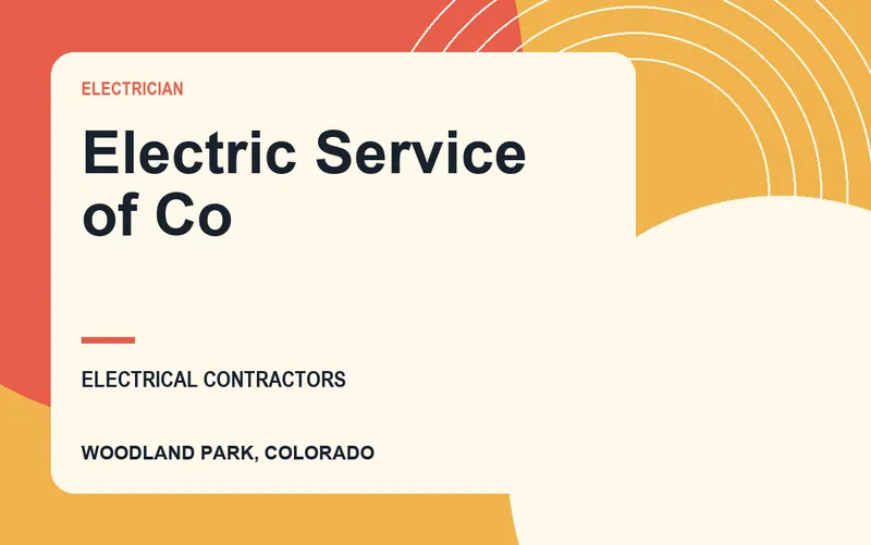 Electric Service of Co in Woodland Park, Colorado