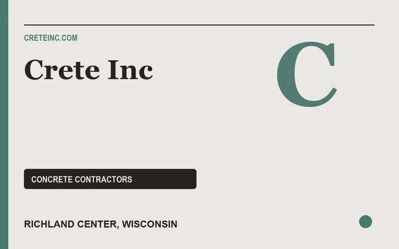 Crete Inc in Richland Center, Wisconsin