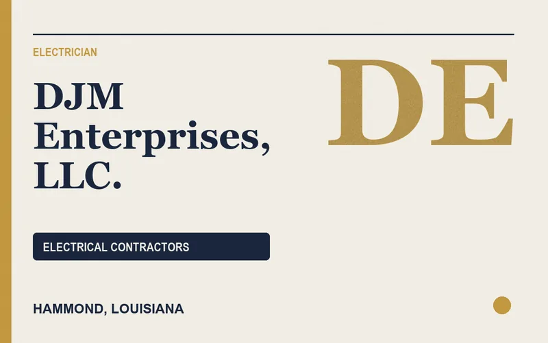 DJM Enterprises, LLC. in Hammond, Louisiana
