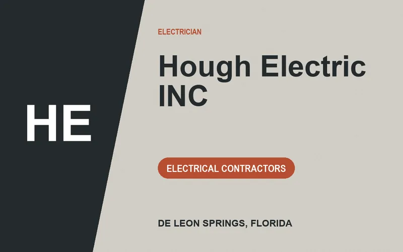 Hough Electric INC in De Leon Springs, Florida