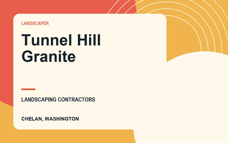 Tunnel Hill Granite in Chelan, Washington